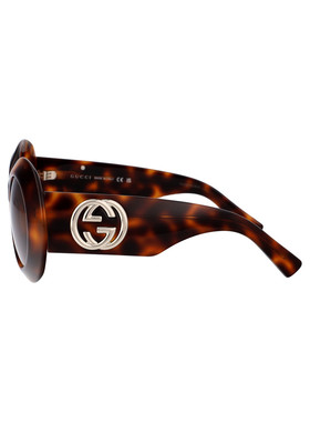 GUCCI 女士眼镜 GG1647S009 AW2025 黑色古驰太阳镜