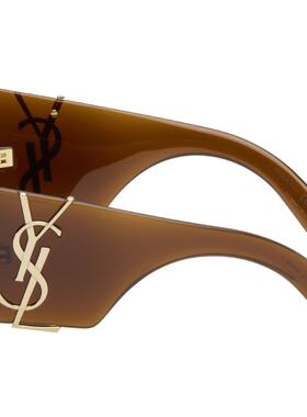 Saint Laurent 圣罗兰 女士 棕色 SL M119 Blaze Crystal 太阳镜