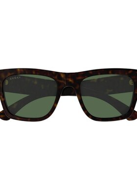 GUCCI 男士眼镜 GG1793S002 AW2025 绿色 矩形太阳镜古驰