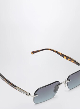 GUCCI 女士太阳镜 A000PGI33308140 AW2026 银色 Silver-tone met