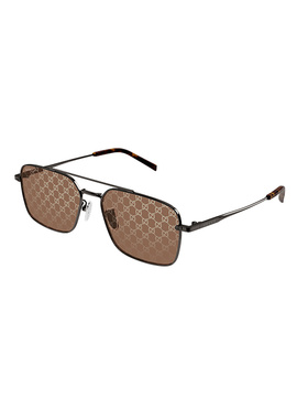 GUCCI 男士太阳镜 GG1957SA005 AW2025 灰色 GG1957SA古驰