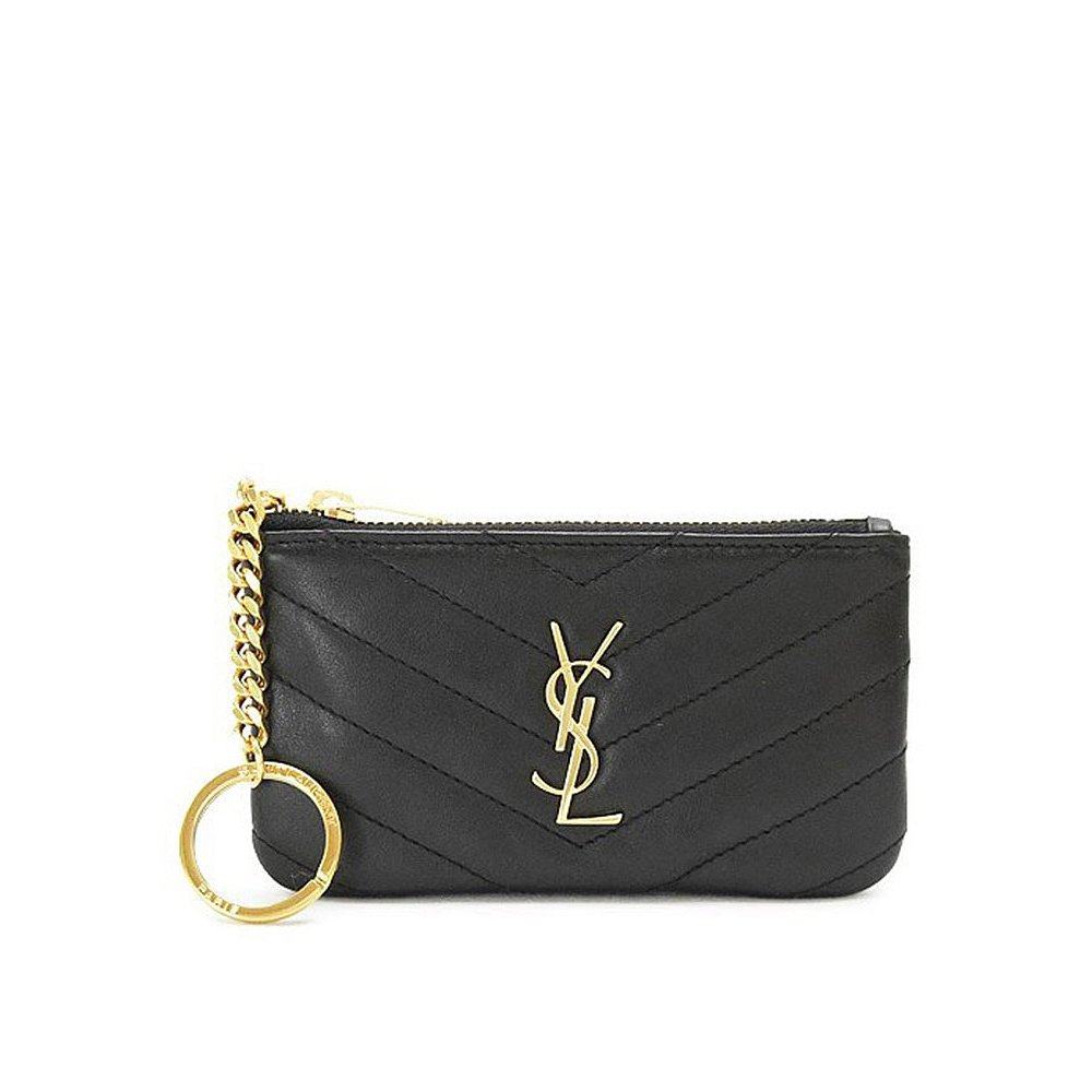 圣罗兰女士黑色钱包 天猫国际香港直购钱包