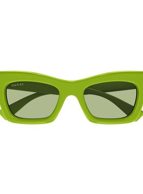 GUCCI 女士眼镜 GG1773S006 CO 绿色 几何框太阳镜古驰
