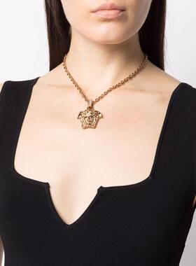VERSACE 男士项链 DG1I125DJMXKCVO SS2026 金色 Medusa necklace
