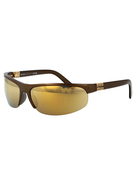 MIU MIU 女士太阳镜 0MUA02S16Y8G1 SS2025 金色 Sunglasses