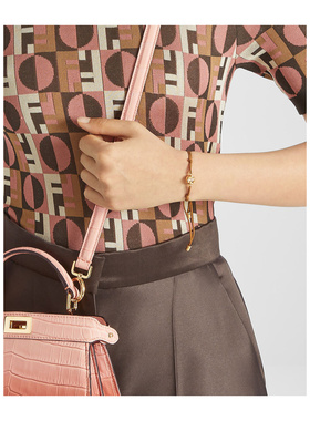 FENDI 女士手链手镯 8AL161ATVZF1UGA AW2025 金色 Fendi Sphera