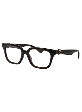 1h可退 GUCCI 女士眼镜 GG1536O006 AW2025 棕色 GG1536O古驰