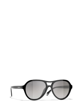 CHANEL 女士眼镜 CH5552UC501M3 CO 灰色 飞行员太阳镜