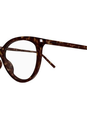 SAINT LAURENT 女士眼镜 SL833002 AW2025 棕色 全框平光镜