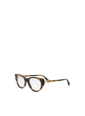 FENDI 男士眼镜 FE50099I053 AW2025 白色 全框平光镜