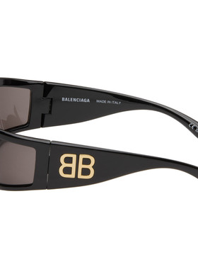 Balenciaga 巴黎世家 男士 黑色 Sunset 太阳镜 BB0458S001BLACKB