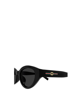 1h可退 GUCCI 女士眼镜 GG2105SA001 SS2026 黑色古驰太阳镜配饰