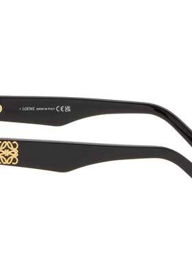 LOEWE 罗意威 男士 黑色 Anagram 太阳镜 LW40146IM5001ASHINYBLA