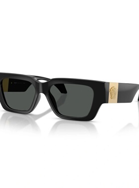 VERSACE 女士太阳镜 VE4497UGB187 CO 黑色 全框太阳镜范思哲