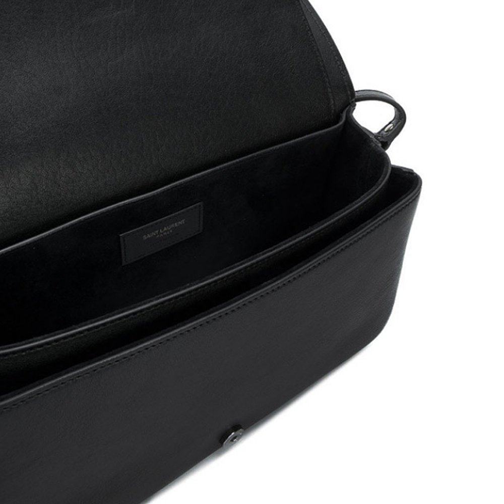 香港直邮圣罗兰黑色皮质女包 天猫国际香港直购女士包袋