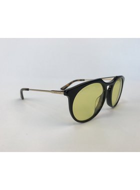 GUCCI 男士太阳镜 GG0320S002 SS2022 黄色 飞行员太阳镜古驰眼镜