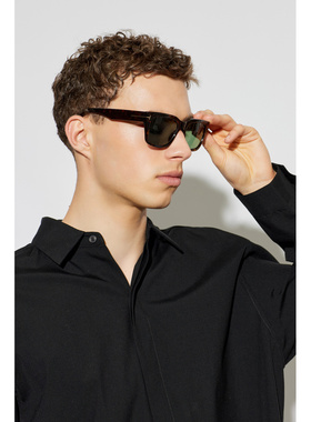 TOM FORD 男士太阳镜 FT133305552R CO 棕色 Sunglasses