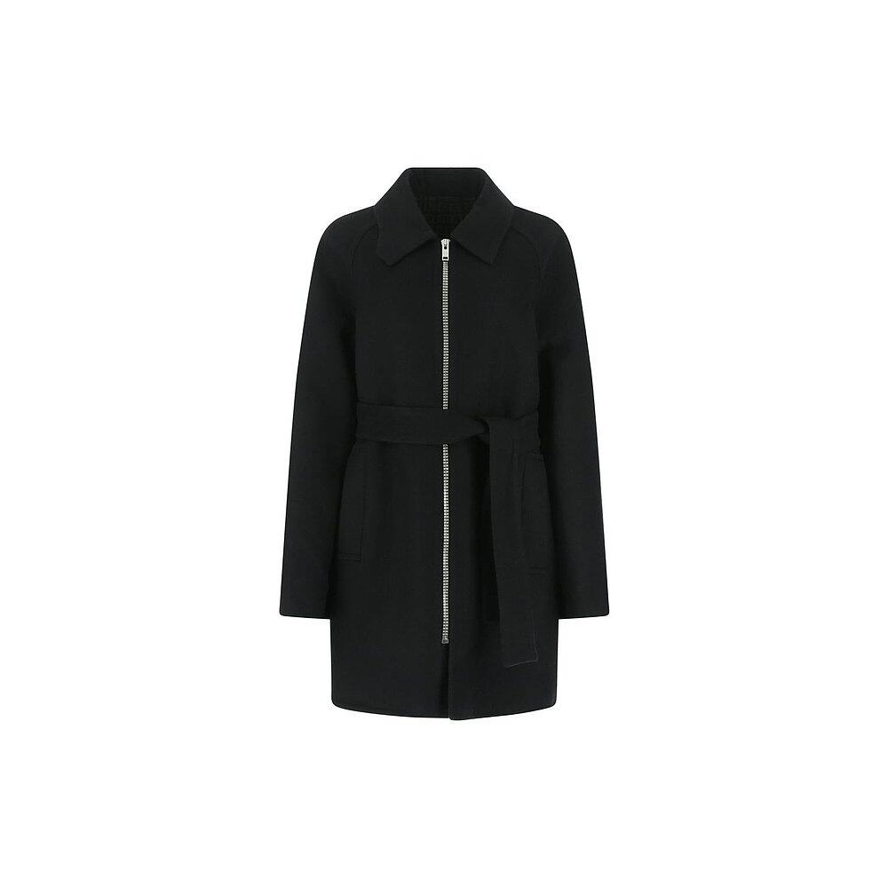 GIVENCHY 女士大衣 BWC0A313QY002-0 AW2022 黑色 Black/grey Coa - 图1