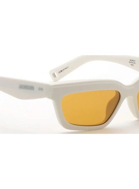 JACQUEMUS 女士眼镜 JAC62C3SUN SS2025 白色 Jacquemus Sunglass