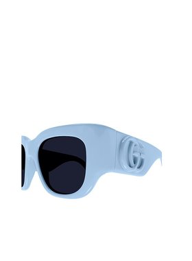 GUCCI 女士眼镜 GG1545S004 CO 黑色古驰 框架几何太阳镜