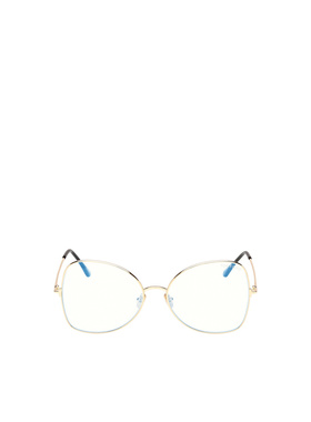 TOM FORD 女士眼镜 FT6049B030 AW2025 白色 全框平光镜