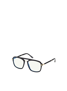 TOM FORD 男士眼镜 FT6086B001 SS2026 白色 几何框平光镜