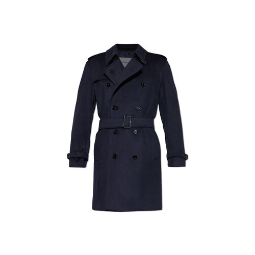 香港直邮BURBERRY 男士大衣 SS2026 8113170A1222NAVY黑色外套 - 图0