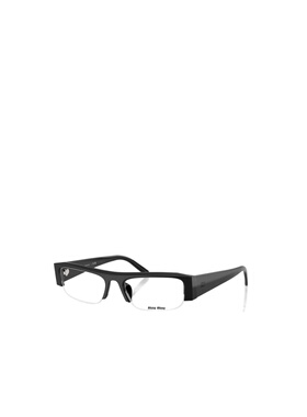 MIU MIU 女士眼镜 MUB07SOPT16K08N SS2026 白色 半框平光镜