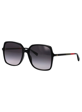 GUCCI 女士太阳镜 GG0544S007 SS2025 古驰 黑色几何太阳镜
