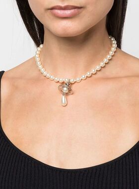 VIVIENNE WESTWOOD 女士项链 6303000802P128P128珍珠吊坠
