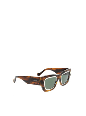 LOEWE 男士眼镜 LW40168I52N AW2025 绿色 全框太阳镜