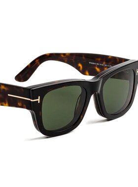 TOM FORD 男士眼镜 FT6099B052 SS2026 棕色 简约方形墨镜