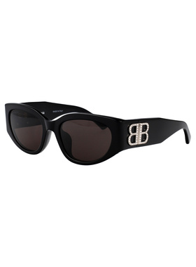 1h可退 BALENCIAGA 女士眼镜 BB0324SK014 SS2026 灰色