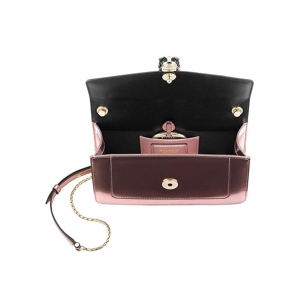香港直邮bvlgari女士粉色单肩包 天猫国际香港直购女士包袋