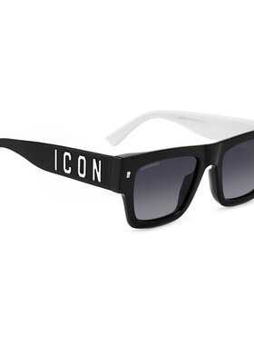1h可退 DSQUARED2 男士太阳镜 ICON0021S8079O CO 黑色