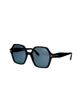 1h可退 TOM FORD 女士眼镜 FT103201A SS2025 灰色 徽标太阳镜