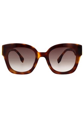 FENDI 女士眼镜 FE40098I53B SS2024 花色 徽标太阳镜