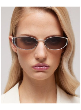 GUCCI 女士眼镜 A000PJI33308129 AW2026 花色 椭圆形镜框太阳镜