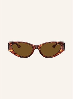 VERSACE 女士太阳镜 100157756712000 CO 棕色 Sunglasses VE4454