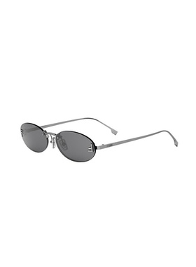 FENDI 女士眼镜 FE4075US12A SS2026 灰色 Eyewear 圆框太阳镜