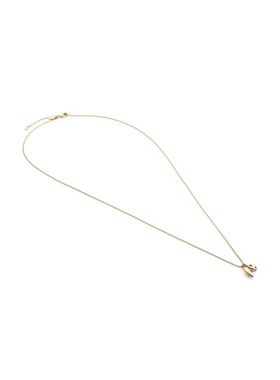 1h可退 潮奢 Jimmy Choo 周仰杰 女士 JC 金色金属钻石吊坠项链 D