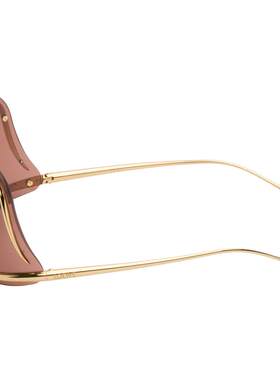 LOEWE 罗意威 男士 金色 Shield Mask 太阳镜 LW40193U0030S0030S