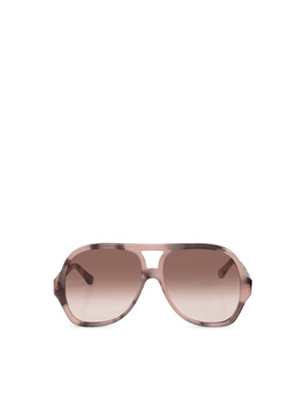 CHLOÉ 女士眼镜 CH0289S005 AW2026 棕色 全框太阳镜