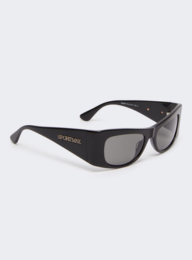 SPORTMAX 女士太阳镜 2612801017001001 SS2026 黑色