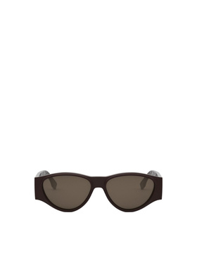 FENDI 男士眼镜 FE40158I69E AW2025 绿色 几何太阳镜
