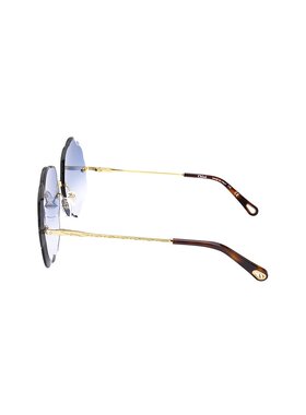 1h可退 CHLOÉ 女士眼镜 CE156S816 AW2022 蓝色 CE156S