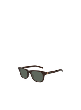 GUCCI 男士眼镜 GG1671S003 SS2026 棕色 几何框太阳镜古驰