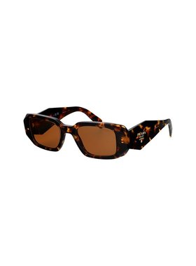 1h可退 PRADA 女士太阳镜 0PR17WSVAU2Z1 SS2025 黄色 Sunglasses