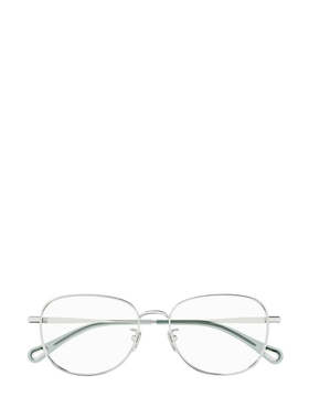 1h可退 CHLOÉ 男士太阳镜 CH0213OA002 SS2025 银色 CHLOÉ Eyegla