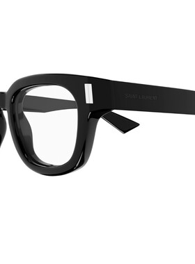 SAINT LAURENT 男士眼镜 SL838001 CO 黑色 全框平光镜